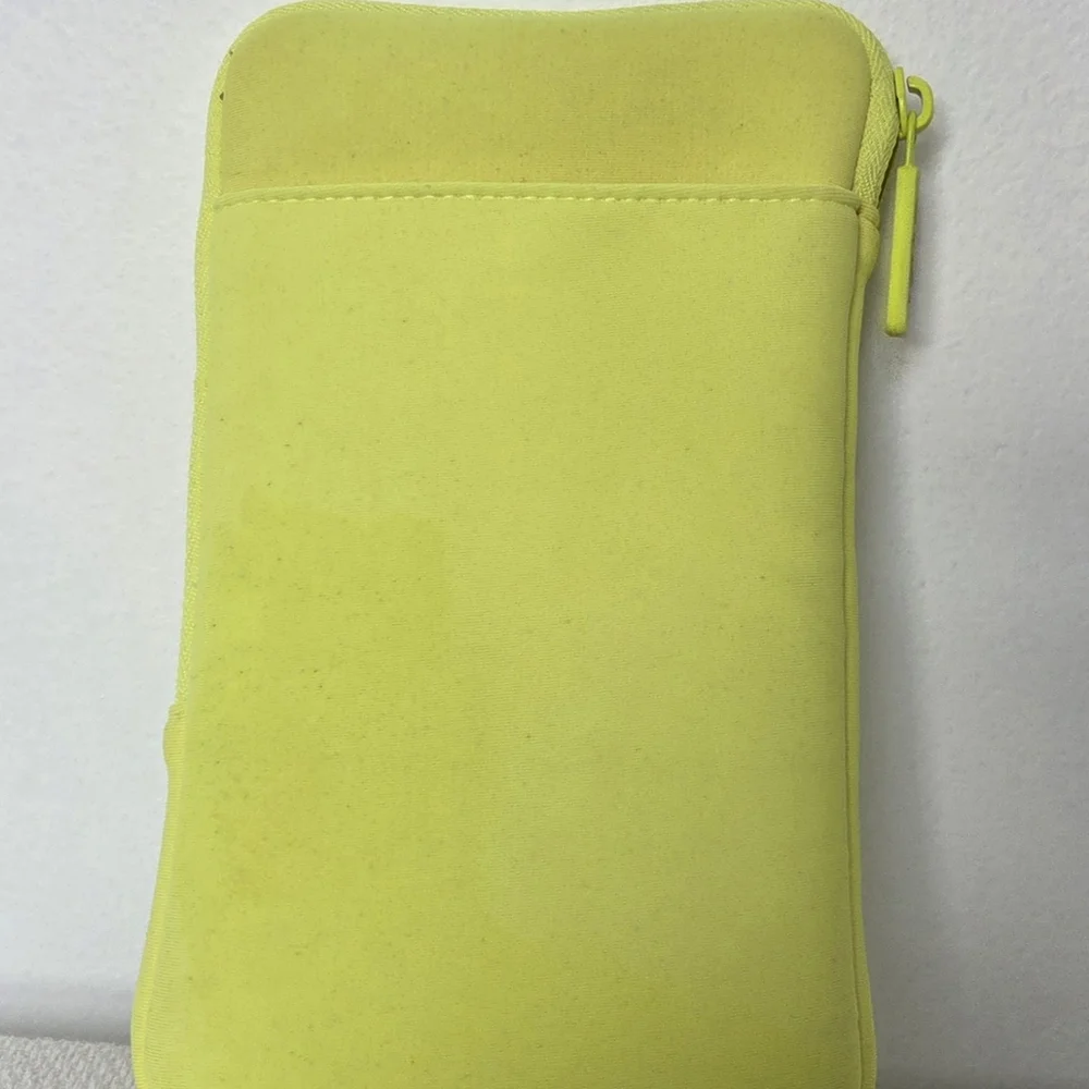 Yellow Geometric Tablet/Phone Sleeve - Padded Zip Case